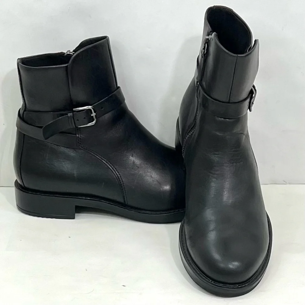 Ecco Women’s Sartorelle 25 Mid-Cut Leather Ankle Boots - Picture 2 of 9